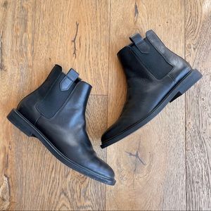 Zara black ankle Chelsea boots